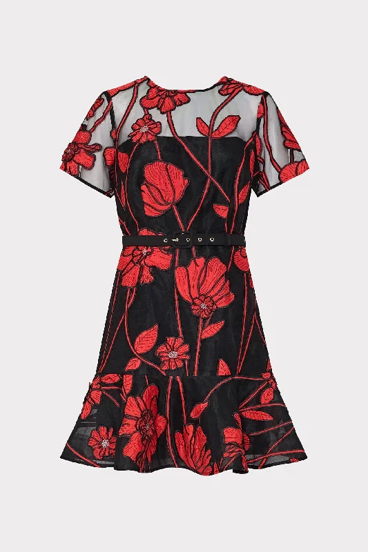 Rosie Grand Fleur Embroidered Dress