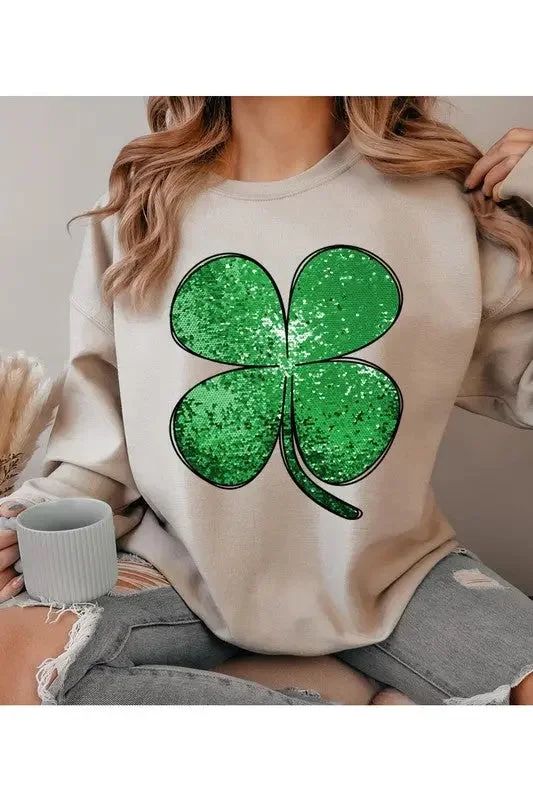 St Patricks Day Graphic Fleece Sweatshirts