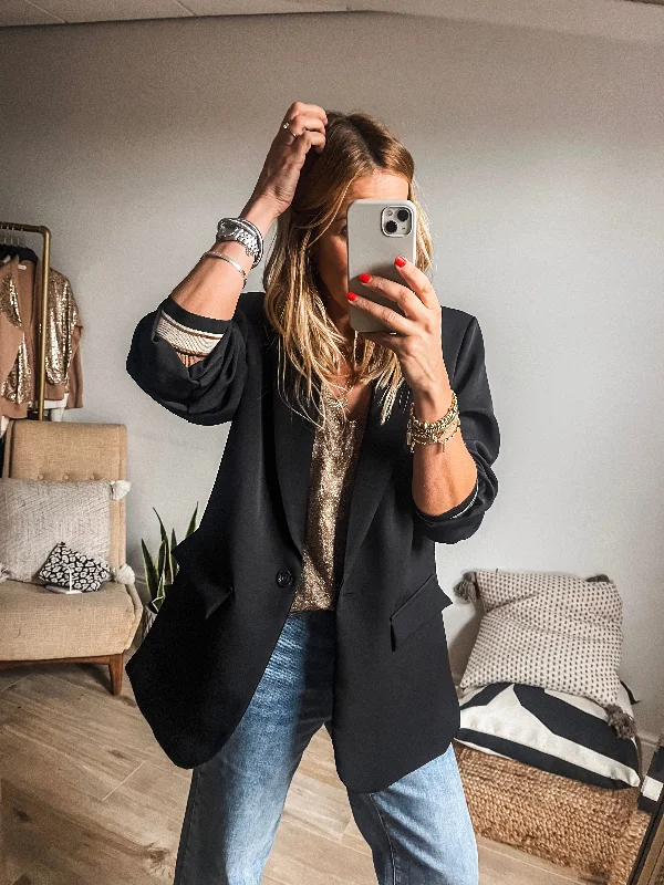 Stripe Detail Blazer