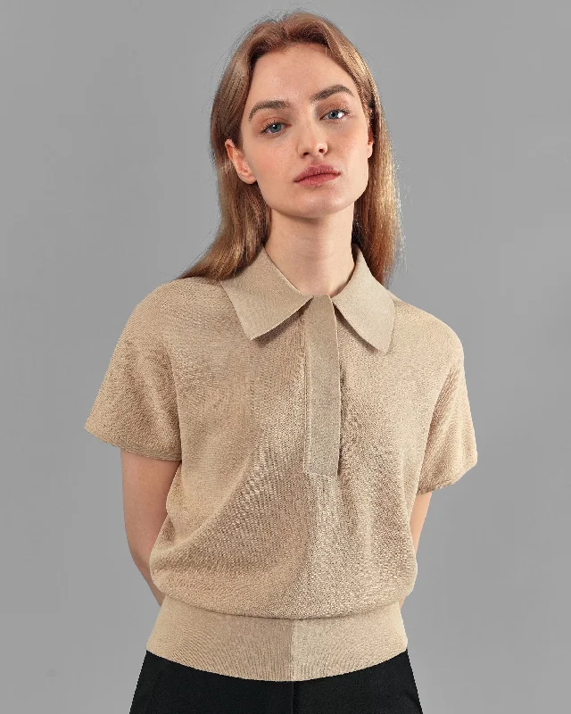 Lucia Collared Knit Top