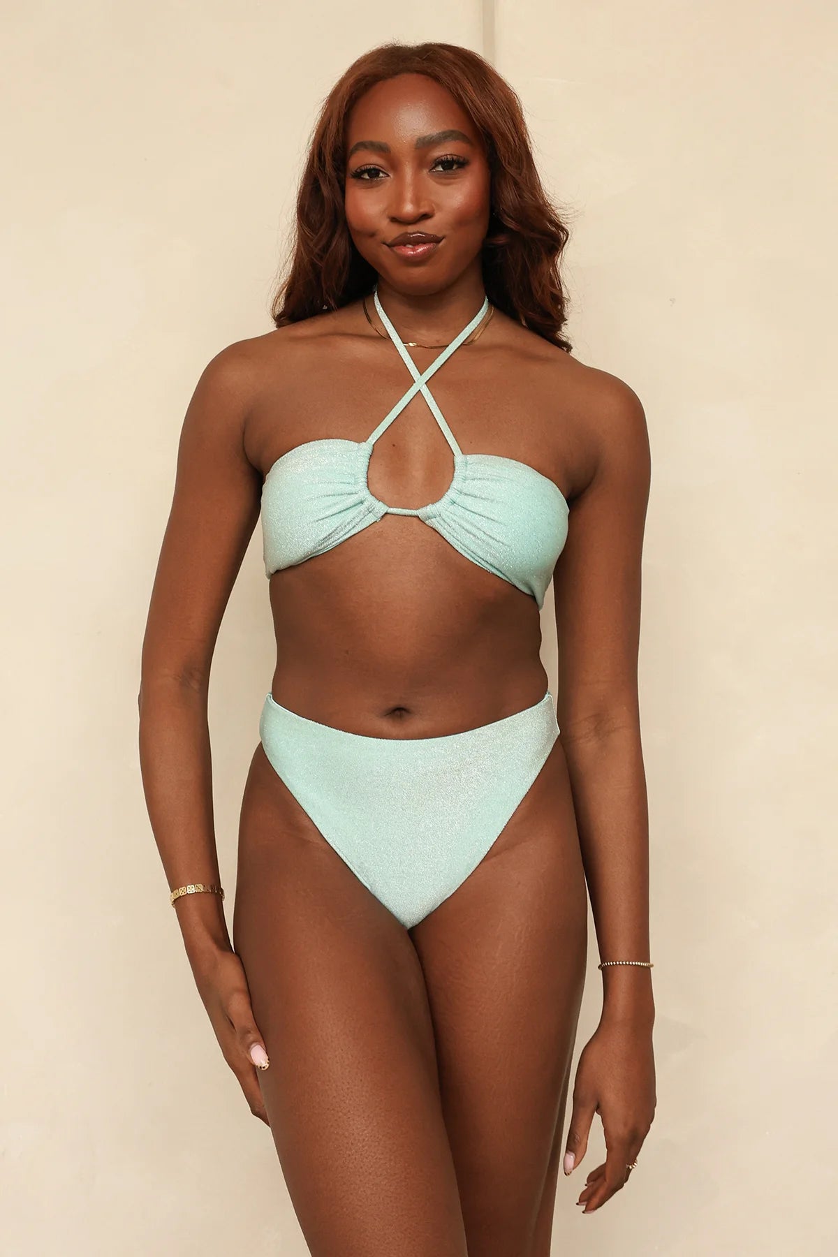 Amalfi String Tie Bandeau Bikini Top