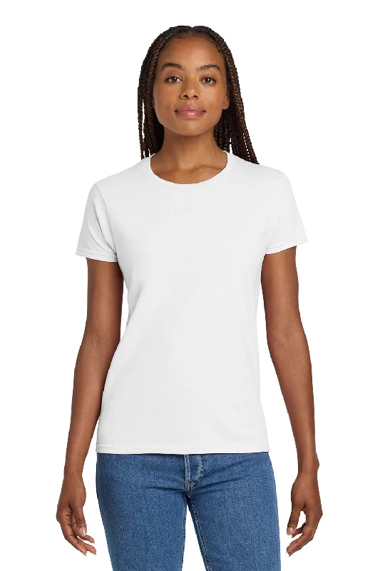 Gildan Womens Ultra Short Sleeve Crewneck T-Shirt - White