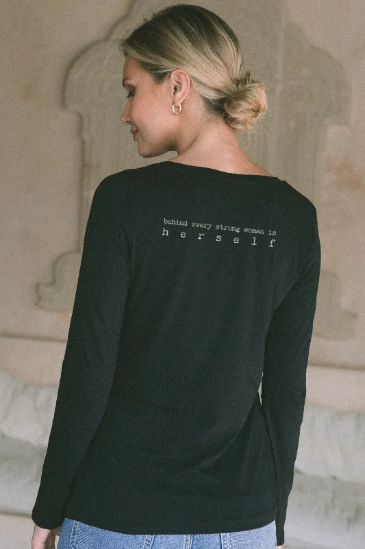 "Strong Woman" Long Sleeve Tee