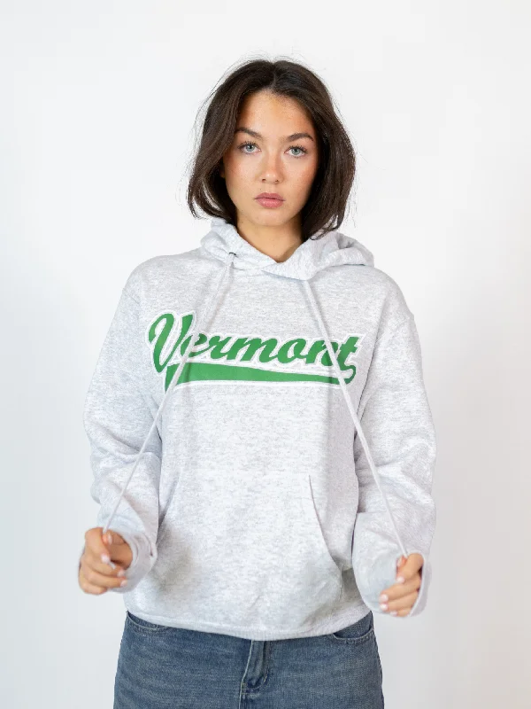 VERMONT SPORT (GRØN) HOODIE  - GRÅ