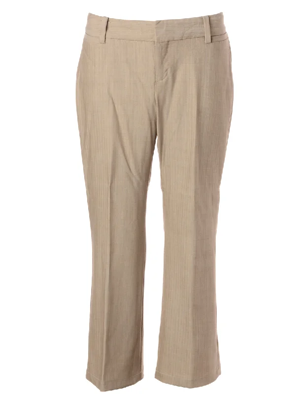 Label Cropped Dana Tapered Trousers