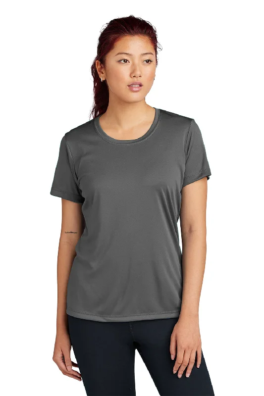 Sport-Tek Womens Competitor Moisture Wicking Short Sleeve Crewneck T-Shirt - Iron Grey