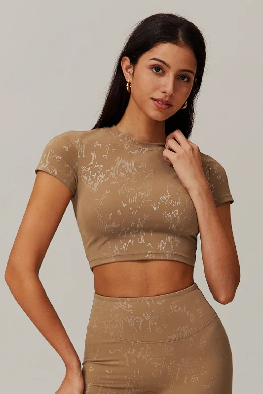 Emily Crop Top - Mocha