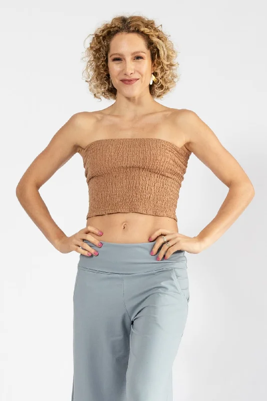 Strapless Top - Sand