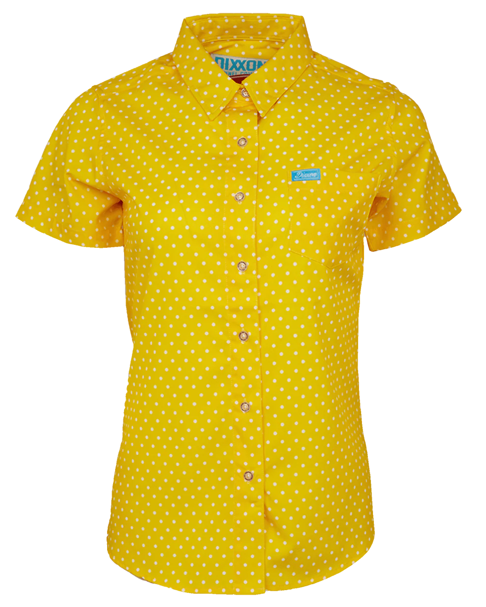 Milton Yellow Women's Party Shirt