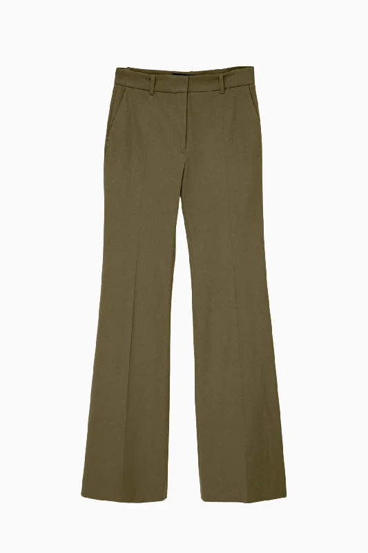 Joseph Stretch Tafira Pant - Dark Olive