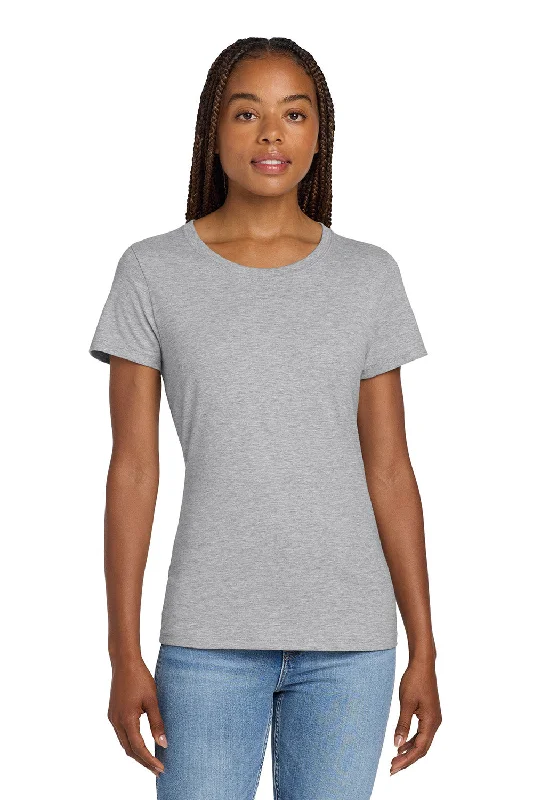 Hanes Womens Nano-T Short Sleeve Crewneck T-Shirt - Light Steel Grey