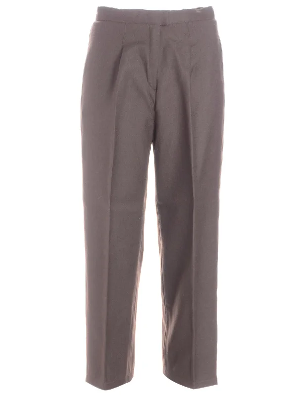 Label Cropped Dana Tapered Trousers