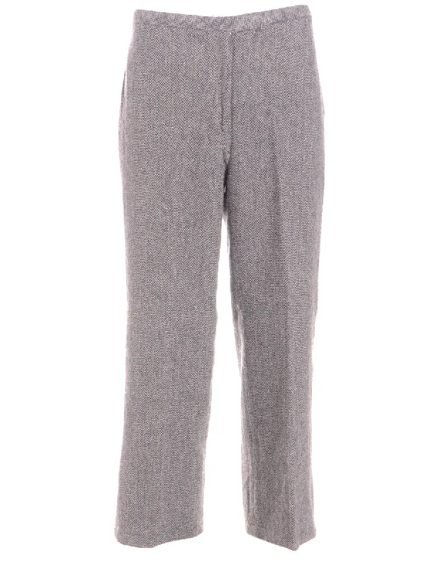 Label Cropped Dana Tapered Trousers