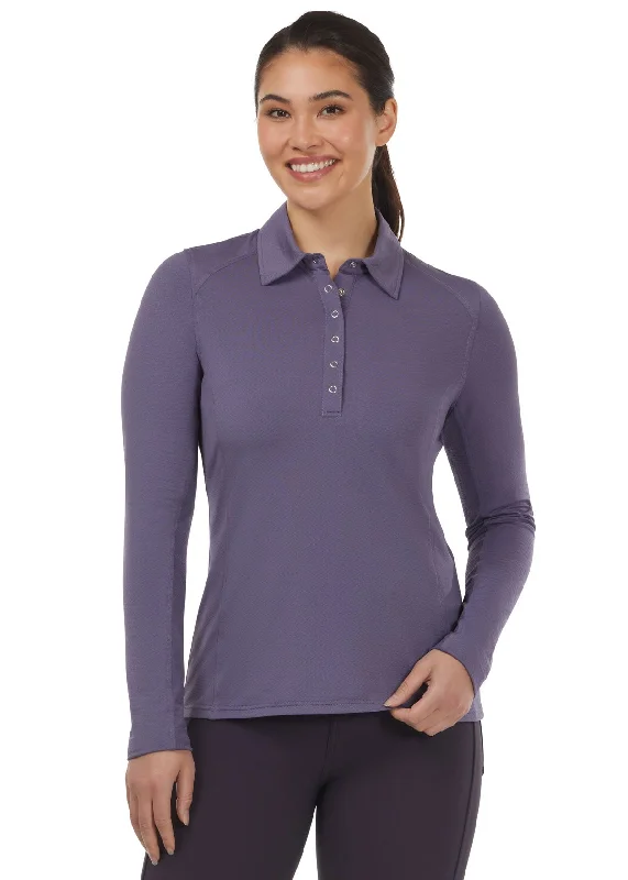 In a Snap Long Sleeve Equestrian Clinic Shirt